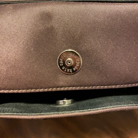 Kate Spade Chocolate Brown Square Nylon Tote - Picture 6 of 6